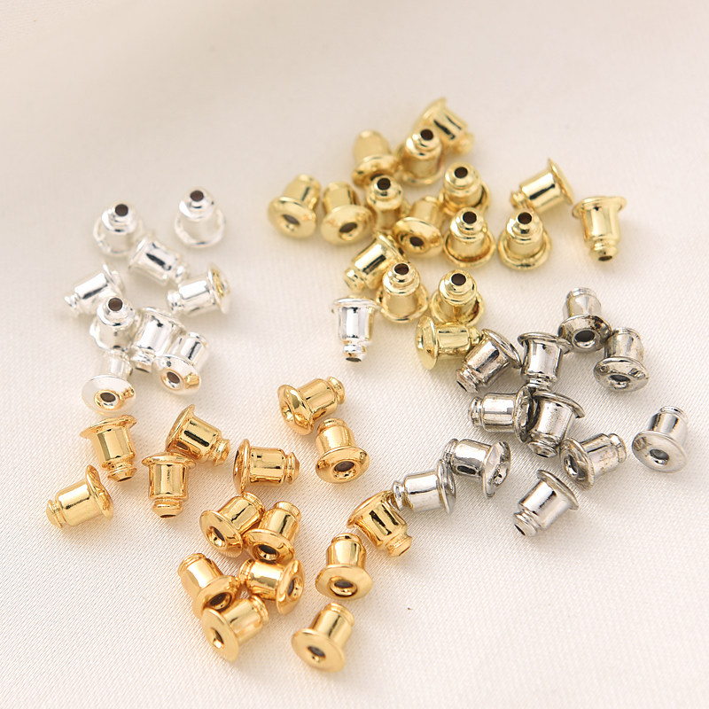 （10对）14K包金子弹头硅胶耳塞手工diy配件耳钉后堵耳针防掉后帽,饰品/流行首饰/时尚饰品新,其他DIY饰品配件,淘宝优惠券,粉丝福利购,淘宝优惠卷