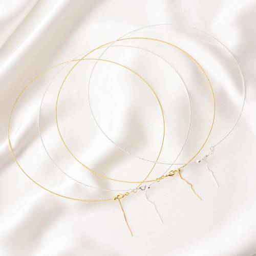 铜镀18K金高保批花万能项圈