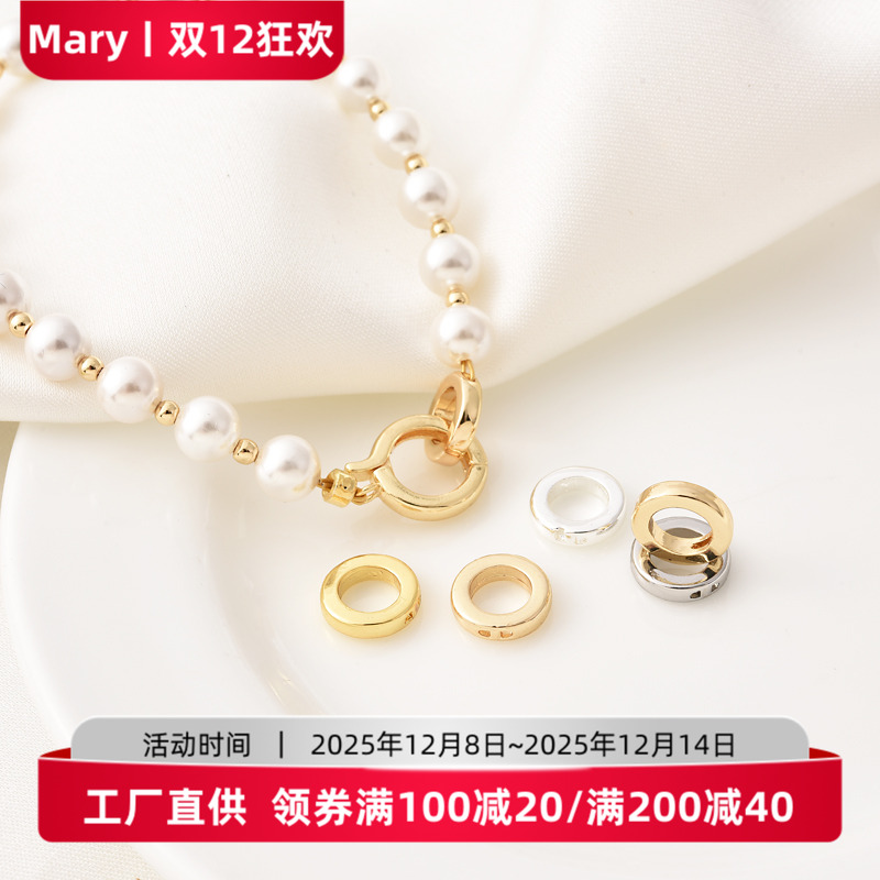 14K包金保色大号闭口圈藏线圈