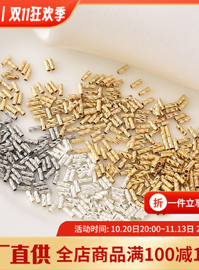 14K包金保色批花直管隔珠