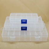 Аксессуар ручной работы, съёмная коробка для хранения, пластиковые прозрачные бусины, серьги, аксессуары, коробочка для хранения