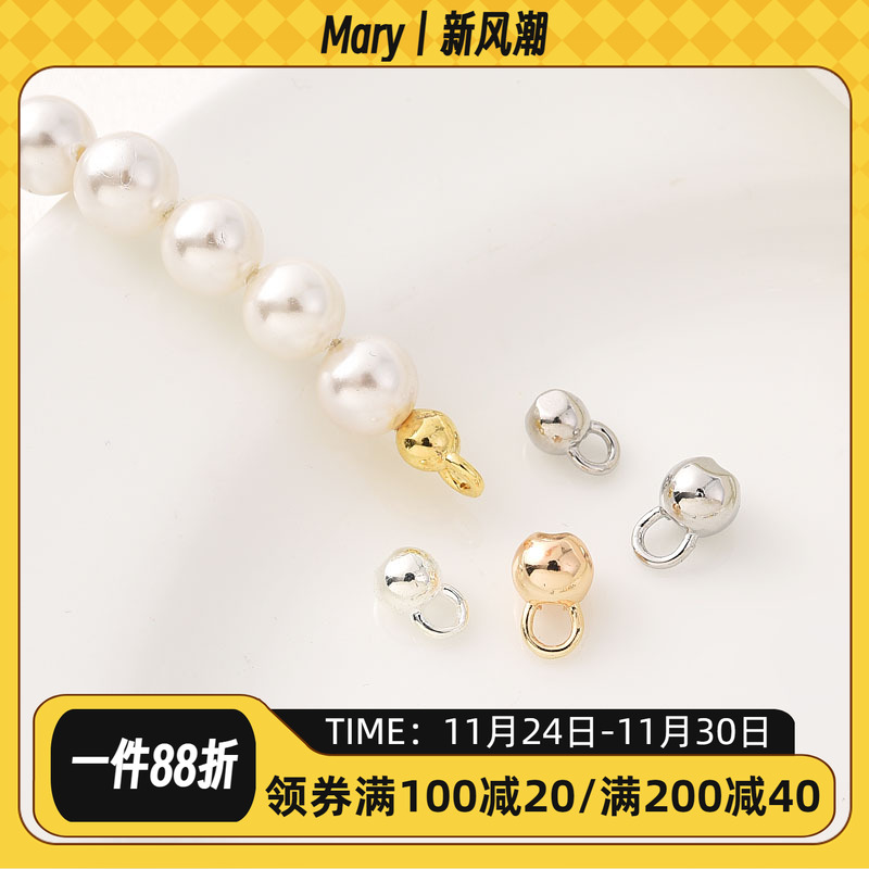 14K包金保色开口线收尾扣