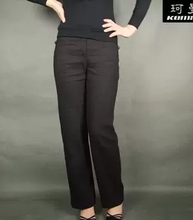 专柜正品 珂曼品牌 OL秋冬羊毛黑色长裤子女直筒西裤 原899 特价