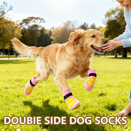 大狗袜子猫脚套鞋套防滑袜静音袜防抓地板袜室内爪套防挠防舔金毛