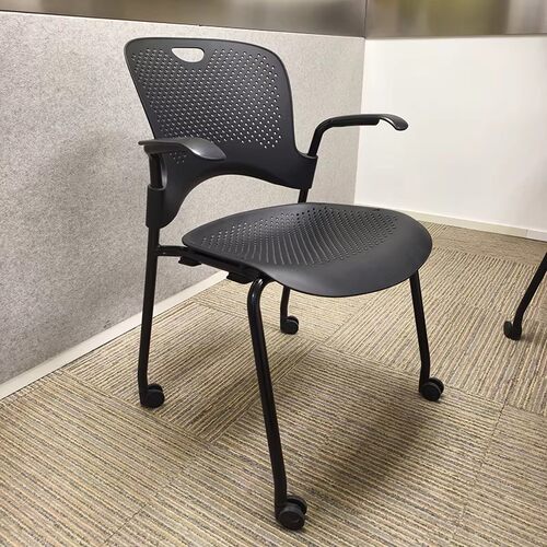 HermanMiller赫曼米勒Caper办公椅电脑椅会议椅洽谈椅带轮四角椅