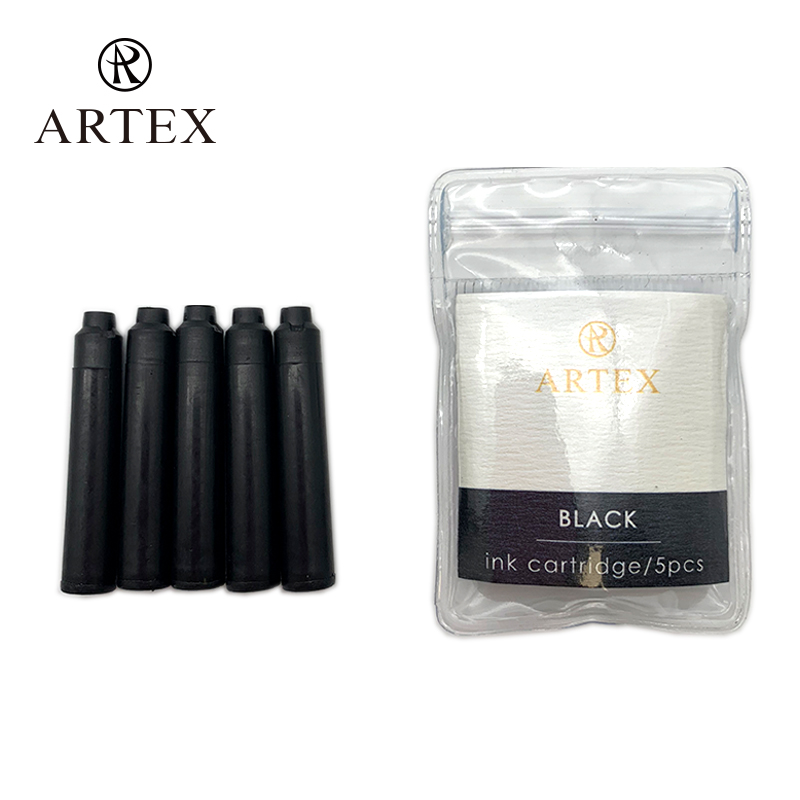 ARTEX雅特仕钢笔便携墨囊卡水耐用书写黑色蓝色绿色水笔碳素墨水