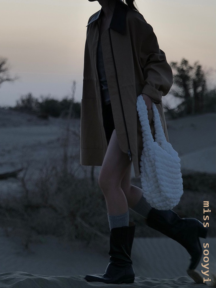 [3인] 브이마우스 웨스턴부츠 카우보이부츠 슬림미드종아리부츠 천연가죽 두꺼운 굽 나이트부츠 포인티드토 여성부츠