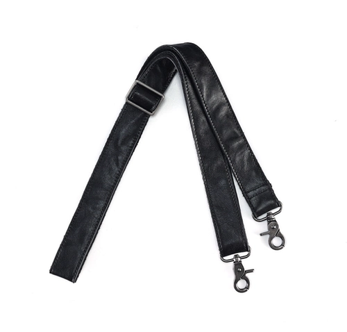 Бретели, сумка на одно плечо, регулируемый черный ремешок для сумки, из натуральной кожи