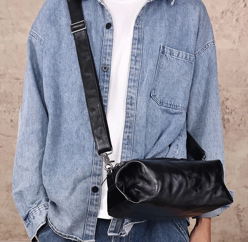 Бретели, сумка на одно плечо, регулируемый черный ремешок для сумки, из натуральной кожи