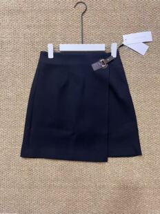 1972款高腰短款A版裙时尚显瘦职业半身裙百搭西装面料短裙