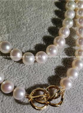 小众设计师风长款天然淡水珍珠