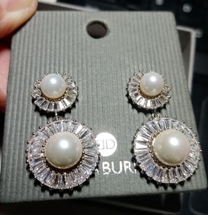 西班牙小众DADA BURMA优雅气质名媛范儿半镶钻葫芦形水晶耳环礼物