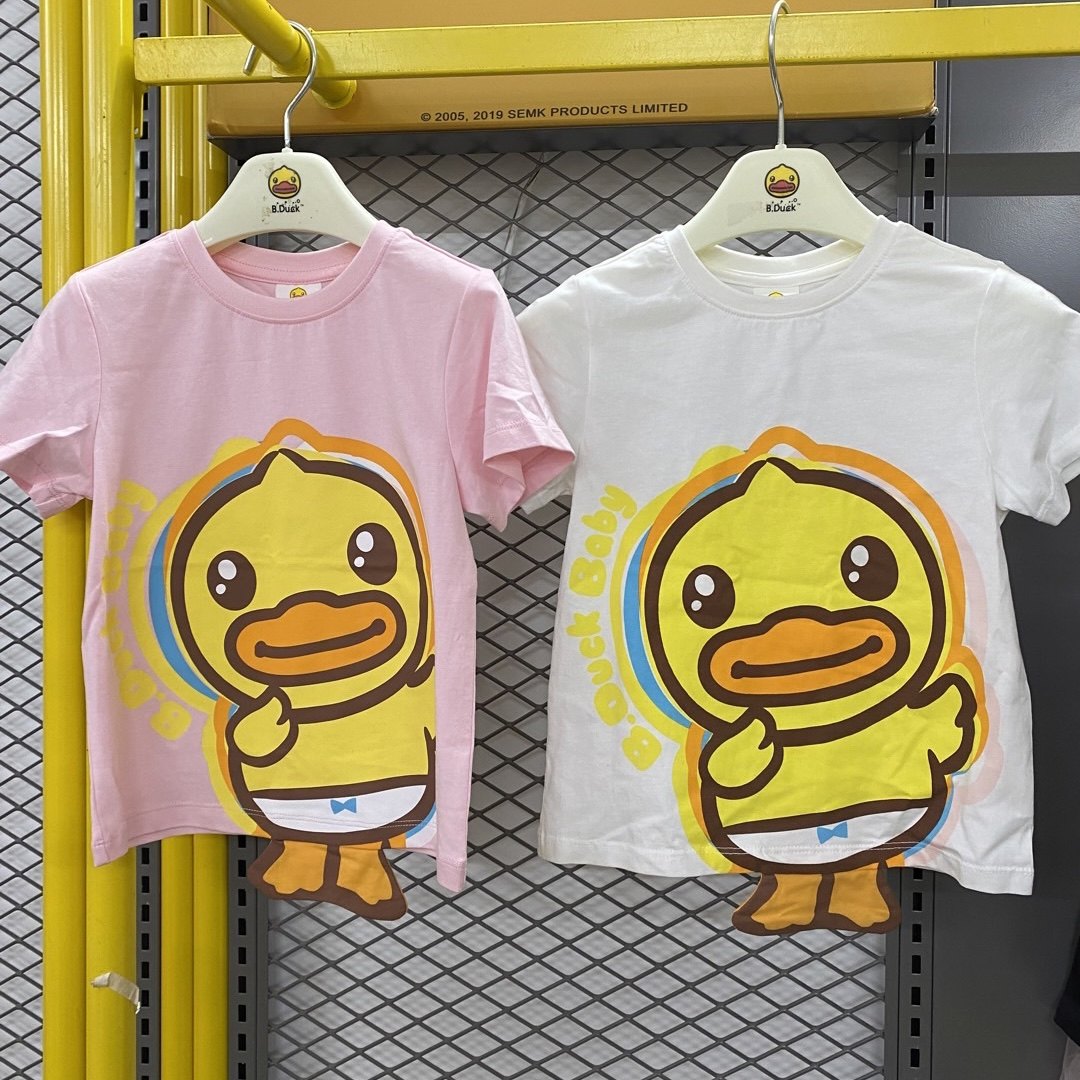 B.Duck小黄鸭童装儿童短袖T恤