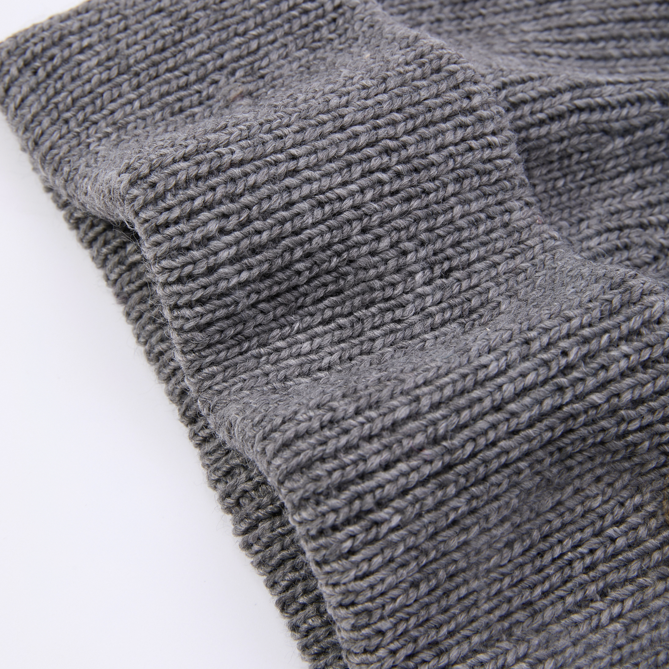 极简风字母C标针织帽保暖毛线帽