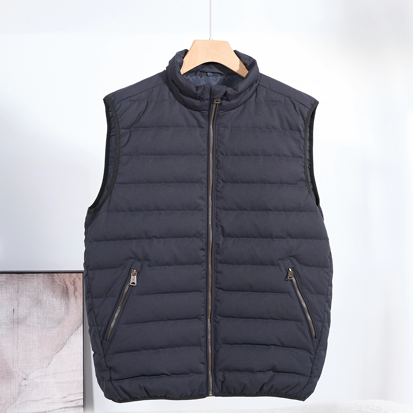 拉链黑色常规2025年冬季女无袖