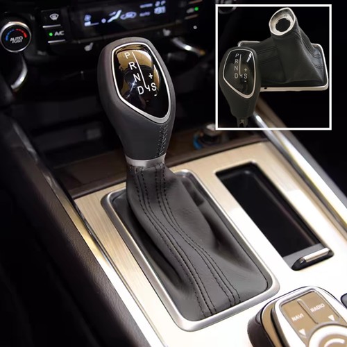 适配吉利远景X6自动挡手球排挡挂挡换挡防尘套档杆真皮革套挡球