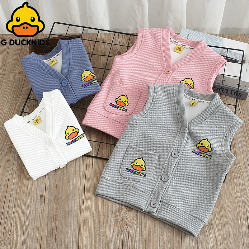 儿童马甲春秋季女童无袖坎肩中小童背心韩版小孩春季外搭户外