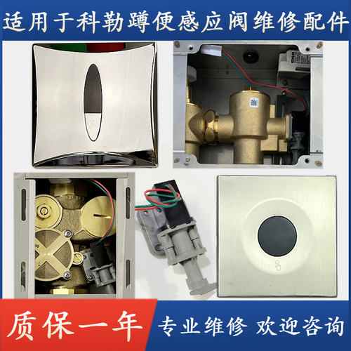 蹲坑感应冲水阀电源探头电磁阀