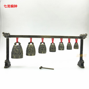 中式金属合金编钟家庭装饰摆件仿古古乐器旅游出国礼品工艺品