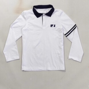 夏季短袖 藏蓝色短袖春秋白色长袖藏蓝色长裤男女学生校服仿制