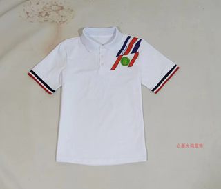 北京景山学校校服男女学生夏季短袖短裤校服仿制