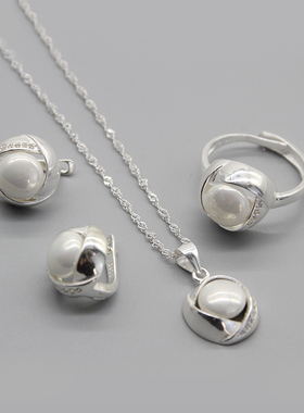 三件套蒙古游牧风情藏族特色银饰