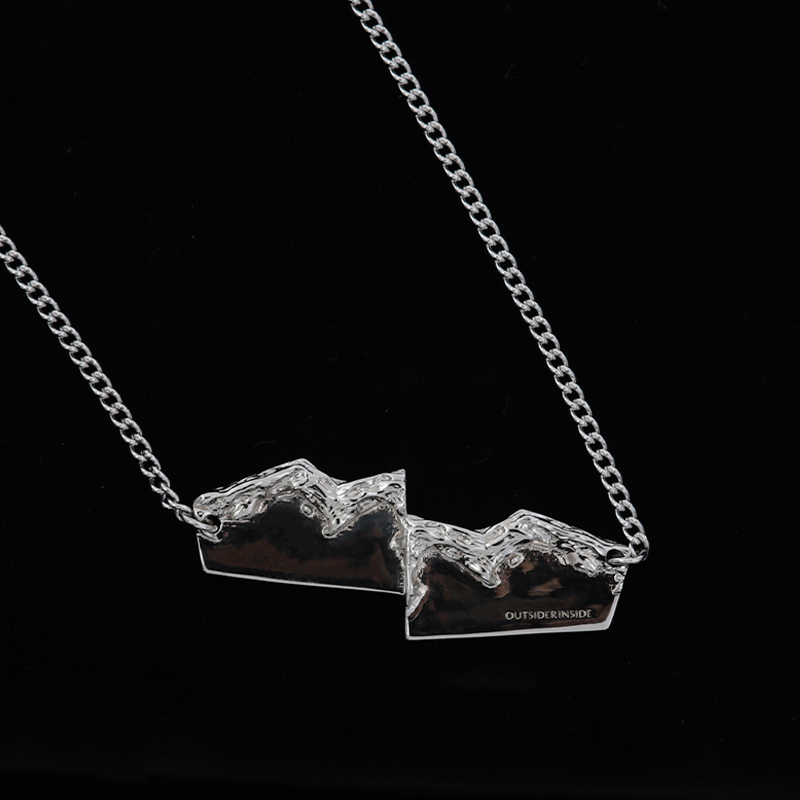 “STEEP悬崖系列”错位山脉项链