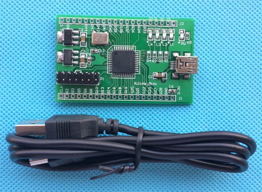 XC2C32A(Xilinx CPLD)小系统板开发板