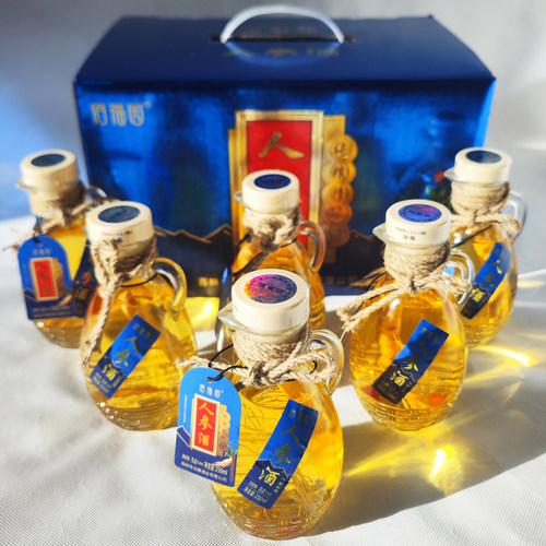 佰福园52°人参酒250ml玻璃瓶装