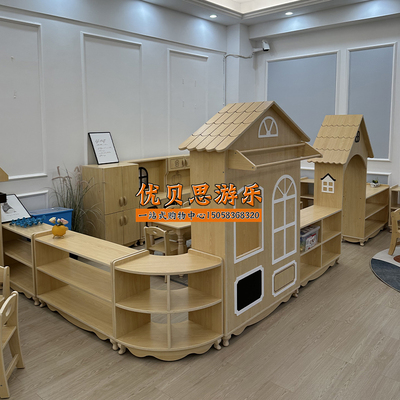 实木家具幼托儿童学习桌椅