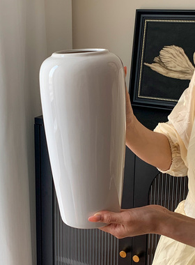 可水培水养景德镇陶瓷花瓶家居样板间餐厅书房桌面电视柜摆件花器