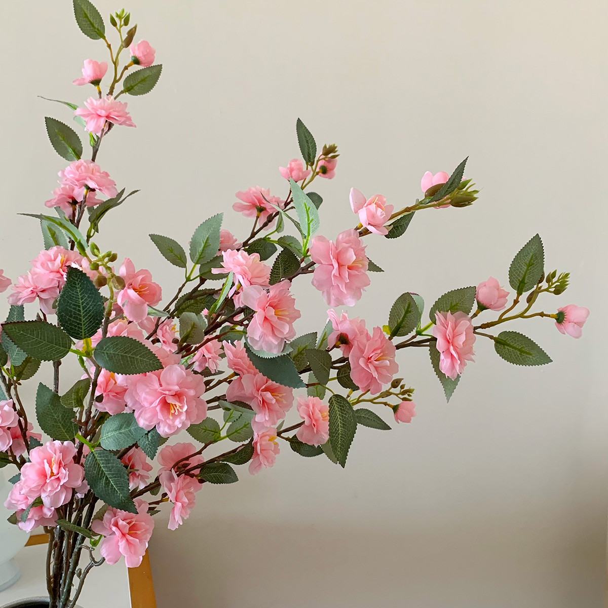 山茶花高级感仿真花假花