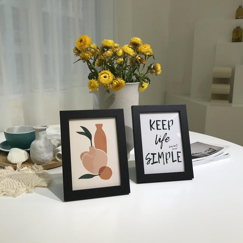 简约马蒂斯风格7寸小相框装饰画