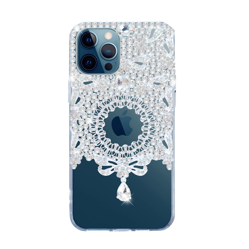 HO 适用于iPhone12Pro苹果13ProMax水钻挂绳14ProMax软手机壳防摔怎么看?