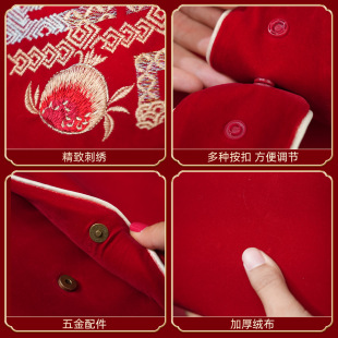 结婚刺绣手提包陪嫁物品新婚嫁妆衣服收纳包婚礼女方娘家出嫁用品