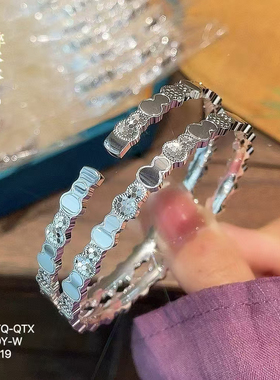 9999纯银碎冰冰葫芦手镯女