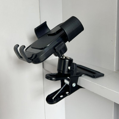 背包客大力夹摆摊防震手机支架