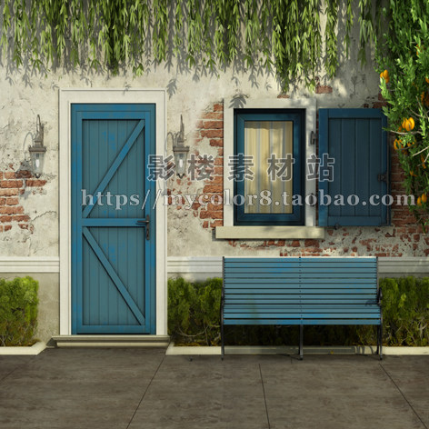 mycolor8 婚纱 影楼摄影背景 建筑街景 后期PS素材图片18-339