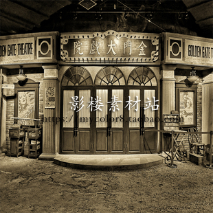 mycolor8 婚纱影楼摄影 老上海 怀旧背景街景 图片素材大图19-346