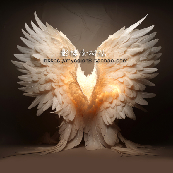 影楼婚纱摄影背景 翅膀背景 素材高清大图24-49