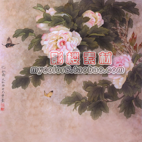 mycolor8 婚纱 影楼摄影背景 盘子女人 古装背景 素材大图16-321