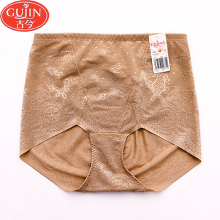 古今内裤女收腹提臀无痕束腰平角高腰裤塑身大码产后纯棉裆27331