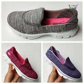 一脚蹬女休闲运动鞋 透气妈妈鞋 舒适懒人缓震健步鞋 简便防滑百搭款