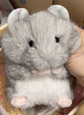 重工系列圆圆胖胖灰色龙猫手作陪伴礼物