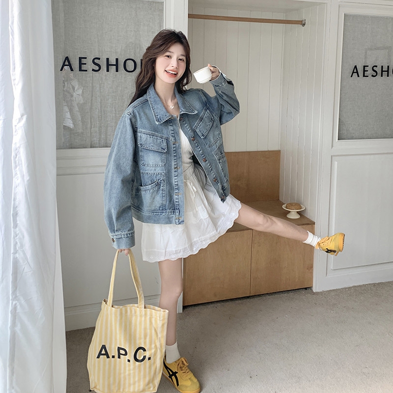 【】复古休闲牛仔外套2C200-7713-P145-K208,女装短外套,2C200