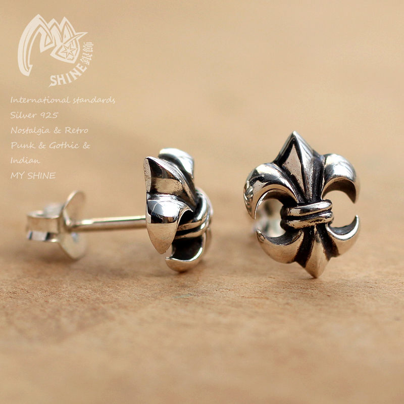 男女款日系百搭情侣银耳钉