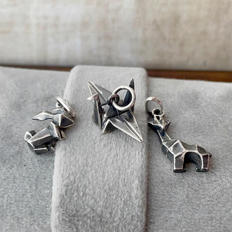 复古做旧十字架吊坠s925银