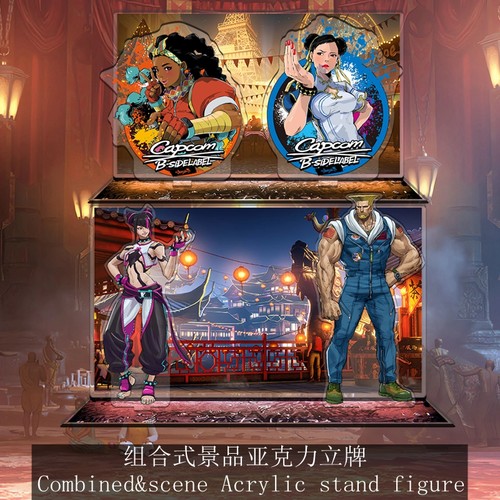 卡漫嘉园夹层精雕街霸6组合立牌
