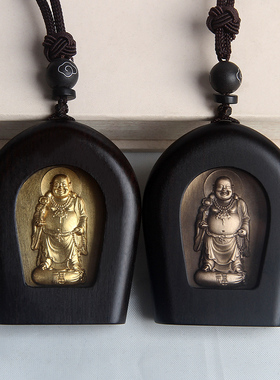 三味佛缘男女通用黄铜佛牌