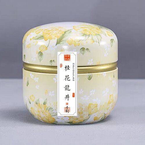 杭州桂花龙井茶桂花绿茶可冷泡